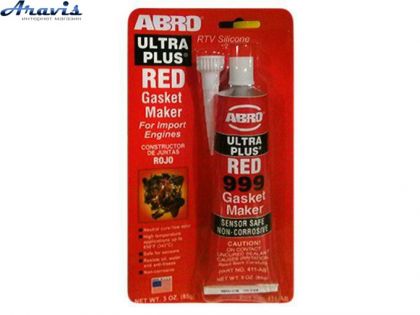 Герметик прокладки ABRO 411-AB/999 85гр красный 411-AB