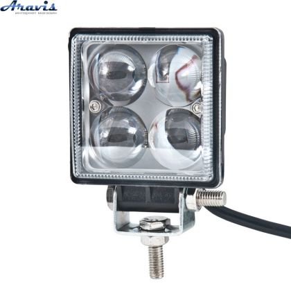 Додаткові світлодіодні фари LED Белавто BOL0403 QL 12W квадратні дальній