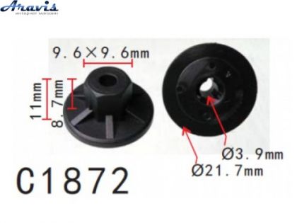 Гайки C1872 Volkswagen Audi Seat Skoda Porsche N90757901,N-907-579-01,20029 100шт