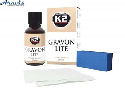 Набір керамічного покриття 30ml K2 G032 Gravon Lite Set з аплікатором та серветкою