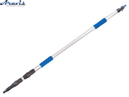 Ручка телескопическая к щетке для мойки автомобиля SC2565 длина 128-300см диаметр 22-25-30мм