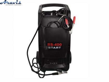 Пуско зарядное устройство для автомобильного аккумулятора 40А старт 400А АКБ 12-24V 1,6кВт стрел. инд Organic Assistant BS-400
