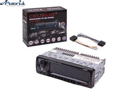 Автомагнитола MP3/SD/USB/FM бездисковый проигрыватель Celsior CSW-2400M Bluetooth