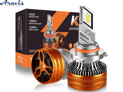 Автомобільні світлодіодні LED лампи H3 80W/13000Lm/6000K 3570 Chip+400% 9-16V K11