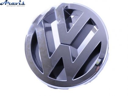 Емблема Volkswagen 125мм Caddy 2004-10 Polo 2005-08 Golf 2003-09 перед 1T0853601AFDY