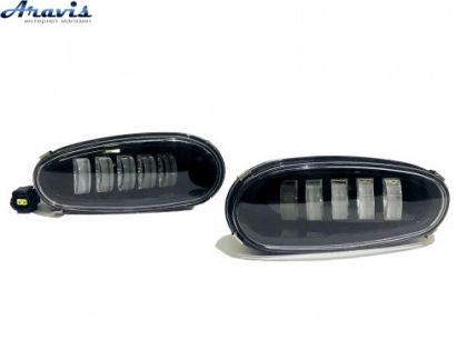 Додаткові світлодіодні фари LED Daewoo Lanos 50W (5*10W) лінзи алюмінійевий корпус IP67 GFW01W 2шт