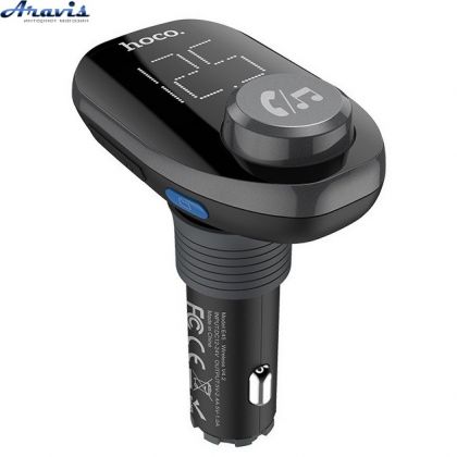FM модулятор с Bluetooth HOCO E45 + автомобильное зарядное устройство 2 USB