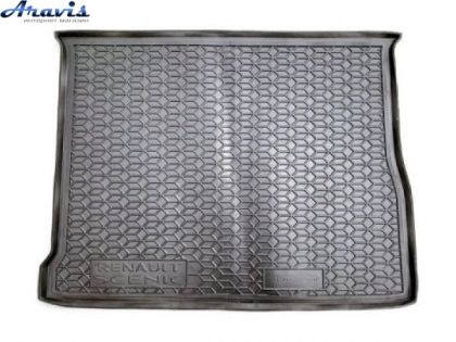 Коврик в багажник Renault Scenic 3 2009-2015 пластик AVTO-Gumm 211969