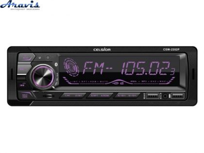Автомагнитола MP3/SD/USB/FM бездисковый проигрыватель Celsior CSW-2202P