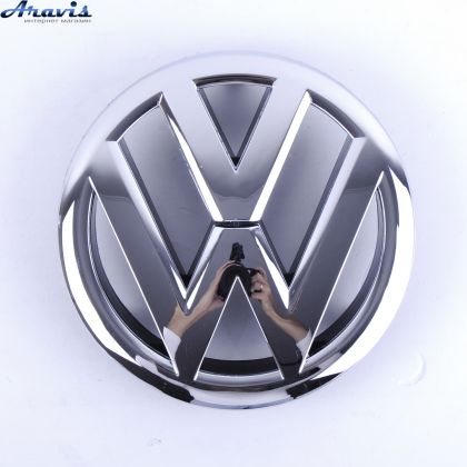 Емблема Volkswagen GOLF 6 2009-12 B7 Caddy 2010-2015 135мм 5K0853601F