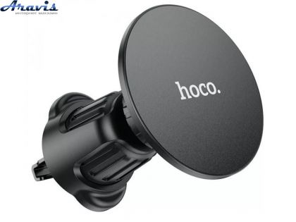 Тримач для телефону магнітний Hoco H12 Black