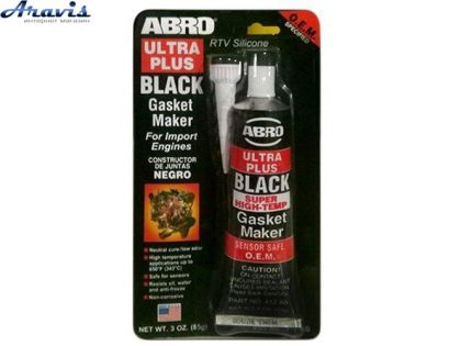 Герметик прокладки ABRO 412-AB/999 85гр чорний 412-AB