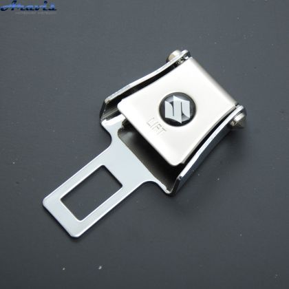 Заглушка ремня безопасности метал Suzuki цинк.сплав + вход под ремень FLY №6