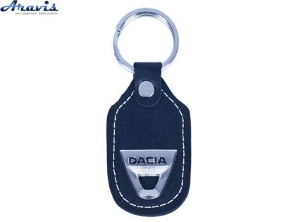 Брелок для ключей кожаный простой Dacia