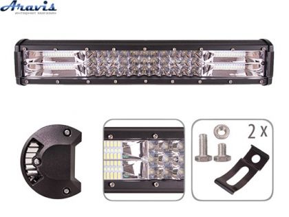 Додаткові світлодіодні фари LED WLP-7139 (445*80*60) 9-36V/252W/6000K дальній