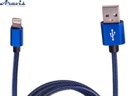 Кабель USB-Apple Blue 100 Bl синій