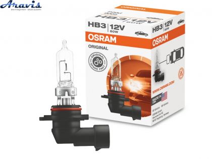 Галогенная лампа HB3 12V 60W Original Line Osram 9005 оранж уп