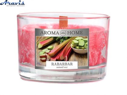 Ароматична свічка 115g Aroma Home Natural Waxes Candle Rhubard Ревінь