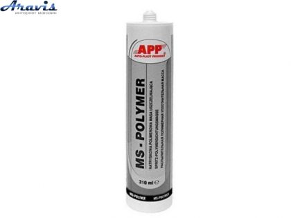Герметик полімерний APP MS Polymer катридж чорний 310 ml 040405