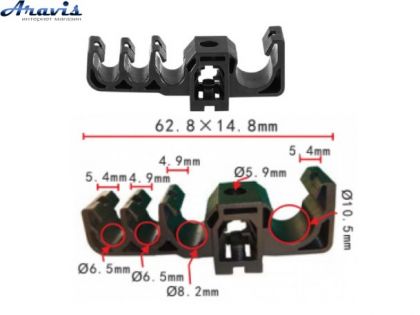 Кліпси C1013 Тримач трубок електропроводки Toyota 90949-01D14,9094901D14,21233 100шт