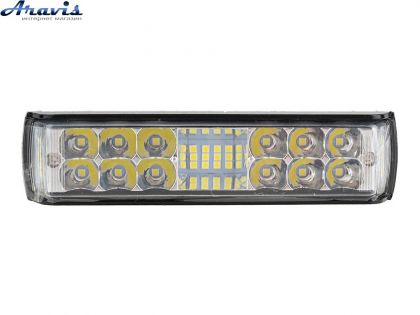 Додаткові світлодіодні фари LED Pulso WLP-48RT2 Spot 32Led*1W 153*38*39 32W 6000K