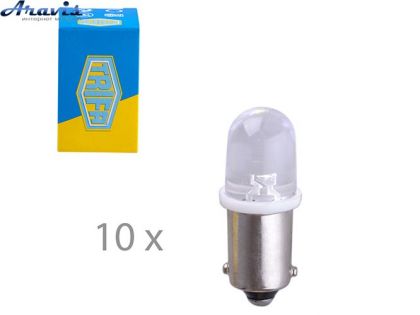 Лампочка светодиодная индикаторная лампа Trifa 12V 0,27W BA9s T10 20mA white