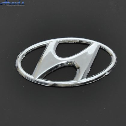 Эмблема Hyundai Accent 98-2003 передняя задняя скотч маленькая 80х41мм