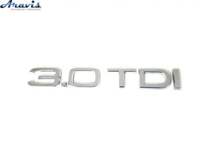 Эмблема надпись 3.0 TDI Audi A6 2005- скотч 158х23мм 4F0853743B2ZZ
