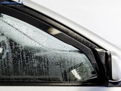 Дефлекторы окон ветровики Hyundai Santa Fe 2012- темн. EGR