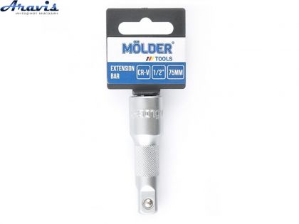 Удлинитель 1/2" 75мм Molder MT62075