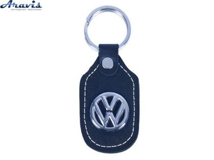 Брелок для ключів шкіряний простий Volkswagen