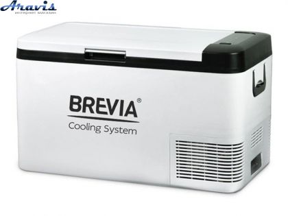 Автохолодильник компрессорный Brevia 22210 15л 12/24/110/220V 60W
