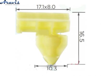 Клипсы C1756 Молдинга крыла Nissan Infiniti 76847JG00A 76847-JG00A,12450 100шт