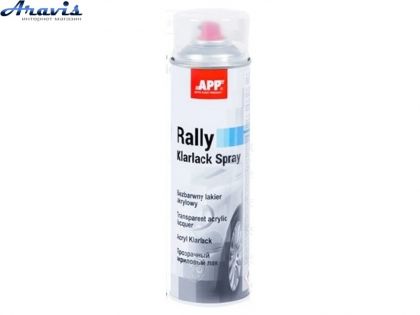 Краска аэрозольная APP Rally Color Spray лак прозрачный 600 мл 210115