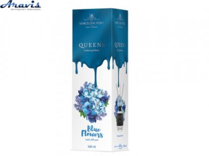Ароматизатор жидкий для дома/офиса Tasotti Car&Home QueensWhite 100ml Blue Flowers 100253