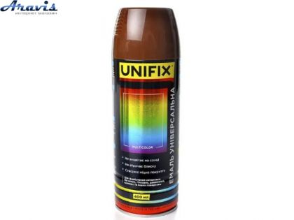 Фарба коричнева оливкова Unifix RAL8008 951033 400мл