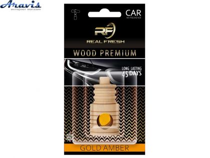 Ароматизатор жидкий Real Fresh WOOD PREMIUM Gold Amber 5 мл 10