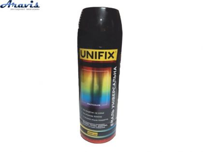Краска черный глянец Unifix RAL9005 951012 400мл