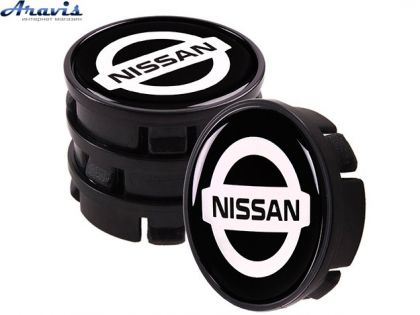 Ковпачки на диски Nissan 60x55 пряма універсальна силіконова 4шт 53147