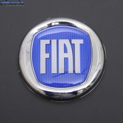 Эмблема Fiat Albea Punto Palio зад пластик скотч синяя D75