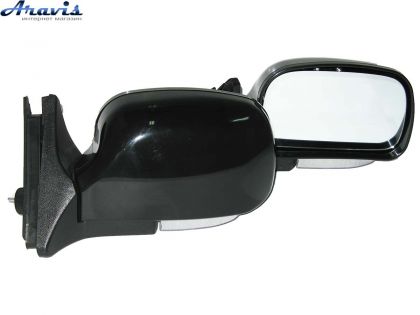 Бічні дзеркала ВАЗ 2107 чорні з поворотом сферичні ЗБ-3107П
