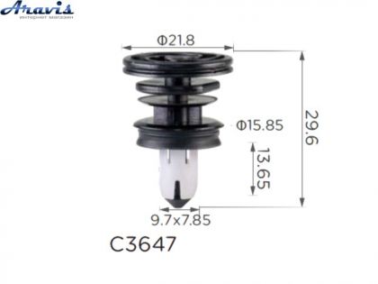 Клипсы C3647 обшивки Tesla 113514700B 100шт