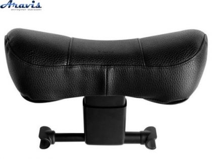 Подушка на підголівник еко-шкіра чорна Baseus First Class Car Headrest CRTZ01-01