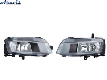 Противотуманные фары Volkswagen Golf-VII 2013-17 VW-763W с электропроводкой