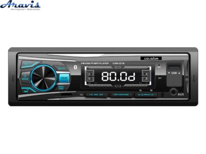 Автомагнитола MP3/SD/USB/FM бездисковый проигрыватель Celsior CSW-221B