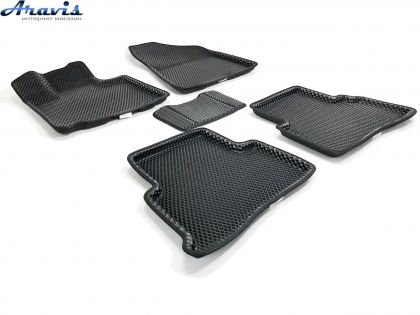 Коврики автомобильные KIA Sportage 2016-2020 черные 3D-EVA 5шт Seintex