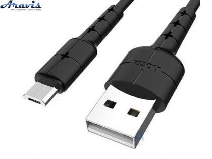 Кабель USB-Type C Hoco X30 Star 1.2 метр 3A Black