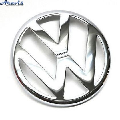 Эмблема Volkswagen Golf 4 1998-03 115мм передняя 1J0853601