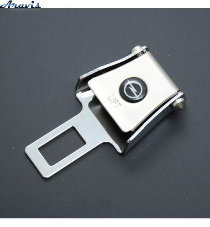 Заглушка ременя безпеки метал Opel цинк.сплав+ вхід під ремінь FLY №6