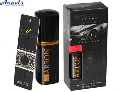 Ароматизатор Areon Car Perfume 50ml Black Gold в пластике AP01